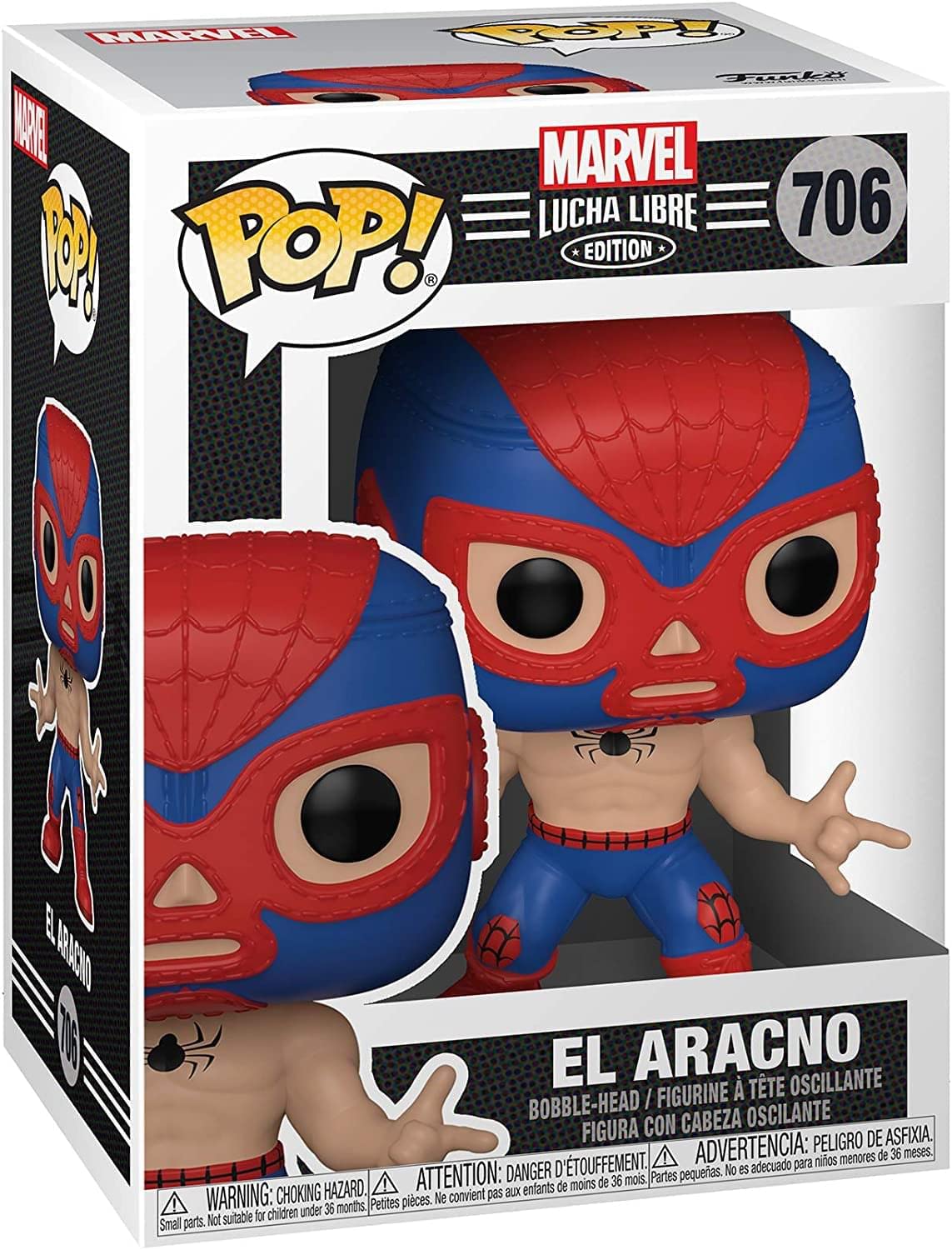 Funko Pop! Marvel: Luchadores - Spider-Man