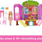 Chelsea Barbie Doll And Treehouse Playset With Pet Puppy