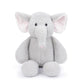 WEIGEDU Elephant Teddy Bear Stuffed Animals Plush Elephant Toys with Pink Ears Nose for Girls Boys Kids Babies Shower Bedtime Gifts, 15.7"