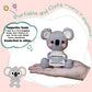 Koala Gifts, Crochet Positive Emotional Support Koala- Handmade Emotional Cheer Support Funny Gifts for Friend Coworker Birthday Christmas Stocking