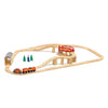 Melissa & Doug Swivel Bridge Wooden Train Set (47 pcs)