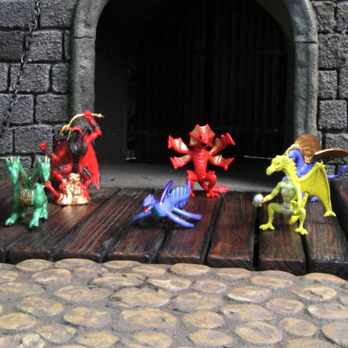 Safari Ltd. Lair Of The Dragons Collection 1 Designer Toob - 6 Miniature Dragon Figures for Fantasy Themed Play, Boys, Girls & Kids Ages 3+