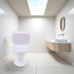 White Dollhouse Furniture Model Bathroom Miniature Toilet for Doll Miniature Bathroom Accessory Furniture