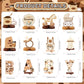 A Baby Is Brewing Baby Shower Decorations - 12 PCS Coffee Baby Shower Centerpieces for Tables Baby Is Brewing Baby Shower Decor