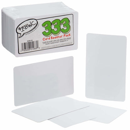 Brybelly 333 Card Booster Pack for 1000 Blank White Cards Game - Expansion for 1KBWC - Fun Customizable Group Party Game of Oddity & Imagination