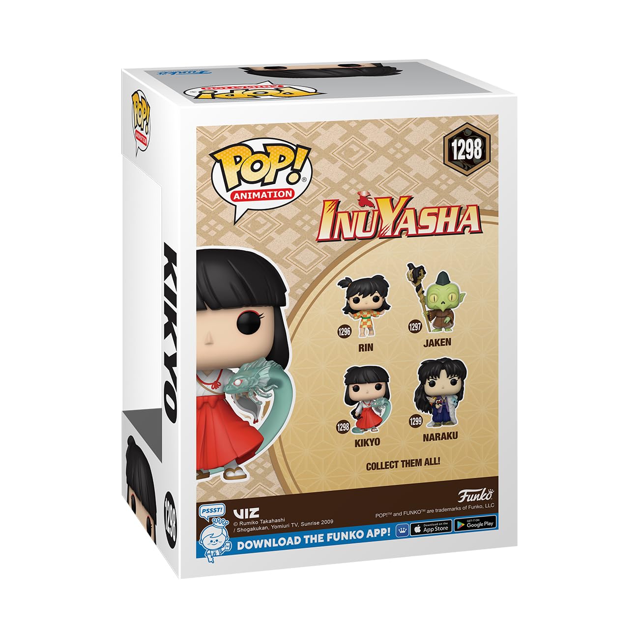 Funko POP! Animation: Inuyasha - Kikyo - Glow in The Dark - Translucent - Collectable Vinyl Figure - Gift Idea - Official Merchandise - for Kids &