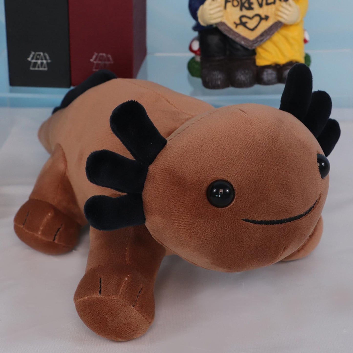 10.8 inch Plush Axolotl Stuffed Animal, Axolotl Plush Toys, Cute Stuffed Cotton Plush Pillow Kawaii Salamander Gifts for Girls & Boys, Plushies has