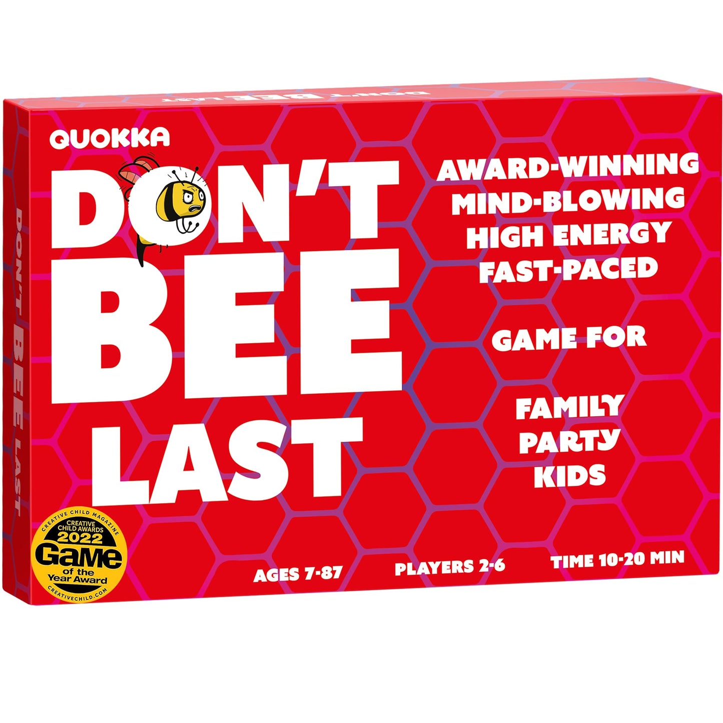 QUOKKA Family Board Games for Kids 8-12 - Party Game for Kids & Adults Game Night - Fast Paced | Easy to Learn | 2-6 Players - Card Game for Teen Boys