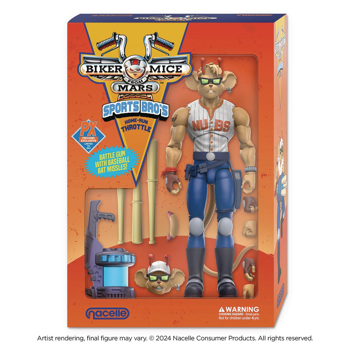 Biker Mice from Mars: The Sports Bro’s Throttle Previews Exclusive Action Figure
