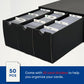 Fageverld Trading Card Storage Box, Collector Cardboard Card Box with 50 Dividers for MTG TCG Magic Baseball Sports Cards Collection, 12 Drawers