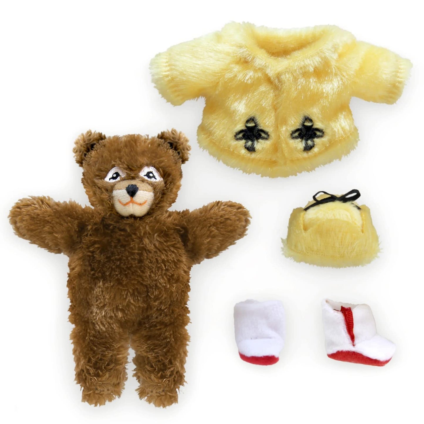 YOTTOY Classic Collection | Little Fur Child Soft Stuffed Animal Plush Toy - 6”