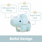Bellzi Triceratops Cute Stuffed Animal Plush Toy - Adorable Soft Dinosaur Toy Plushies and Gifts - Perfect Present for Kids, Babies, Toddlers - Seri