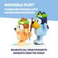 Bluey Figure 2-Pack Rug Island. 2 Episode-Themed Figures with Moving Arms & Paddleboard Accessories, 2.5-3" (6-7.6 cm) Poseable Toys for Kids
