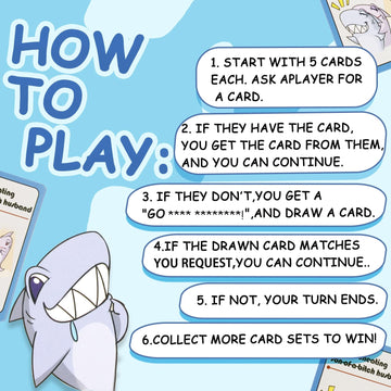 Remione Horrible Go Fish Card Game for Grown Up You've Always Wanted, 2+ Players, 104 Cards, 10+ Minutes, 26 Pairs, Card Games for Grown Ups Party Fun