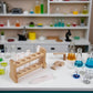 1 Set Dollhouse Accessories 1/12 Miniature Test Tubes for Science Lab Decoration Accessories Miniature Dollhouse (1.5x0.4x1.1 inch)