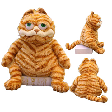 ATOKNG 11.8 Inch Ugly Cat Plush Cute Cat Plush Toy-Deeply Loved by Kid Yellow Fat Cat, Lazy Yellow Fat Cat Plush Toy, Derived from Kid Favorite