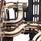 Hands Craft DIY 3D Wooden Puzzle - Marble Night City Marble Run Mechanical Assembly Model Kit Brain Teaser Educational STEM Toy Adults and Teens