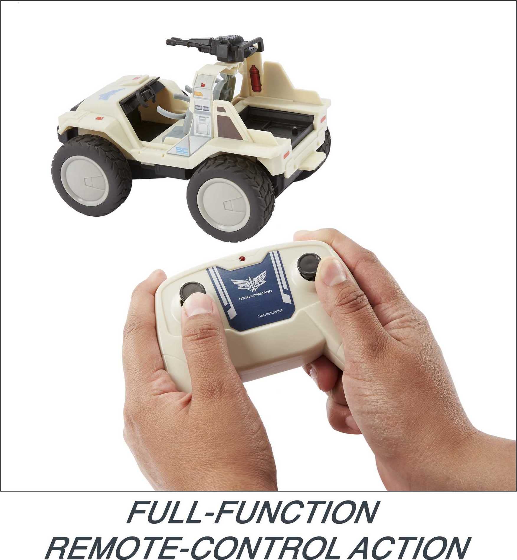 Hot Wheels Disney Pixar RC, Remote-Control Lightyear Space Commander UTV for Collectors & Kids