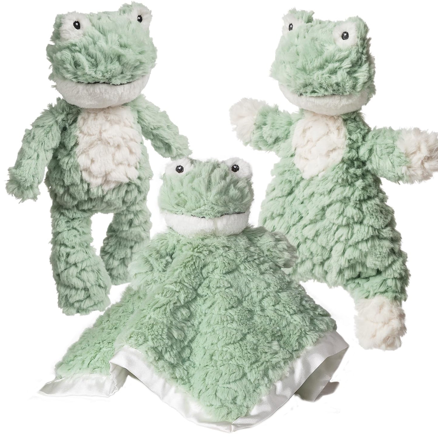 Mary Meyer Putty Nursery Lovey Soothing Soft Toy, 11-Inches, Mint Green Frog
