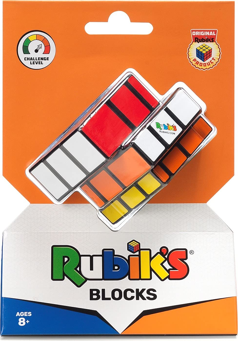 Rubik's Blocks, Original 3x3 Cube with a Twist, Challenging Problem-Solving Puzzle Toy