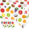CMUSKO 3Pcs Fruit Tablecloths-Summer Fruit Theme Party Decorations Tutti Frutti Rectangular Plastic Table Covers for Hawaiian Party,Birthday,Baby