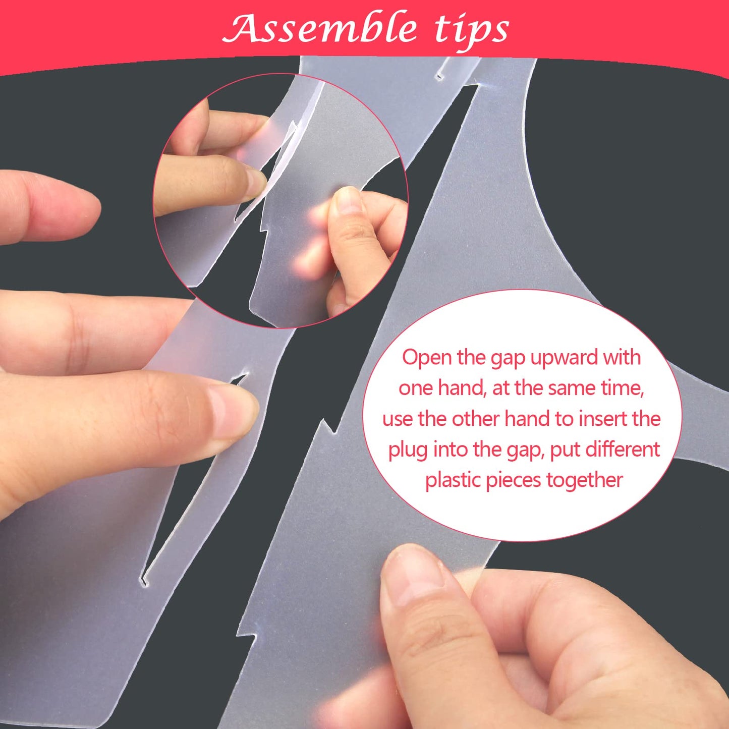 11 Holes Balloon Sizer Cube Box, Catcan 2-10 Inch Collapsible Plastic Balloon Size Measurement Tool for Party Balloon Arches Columns Decoration