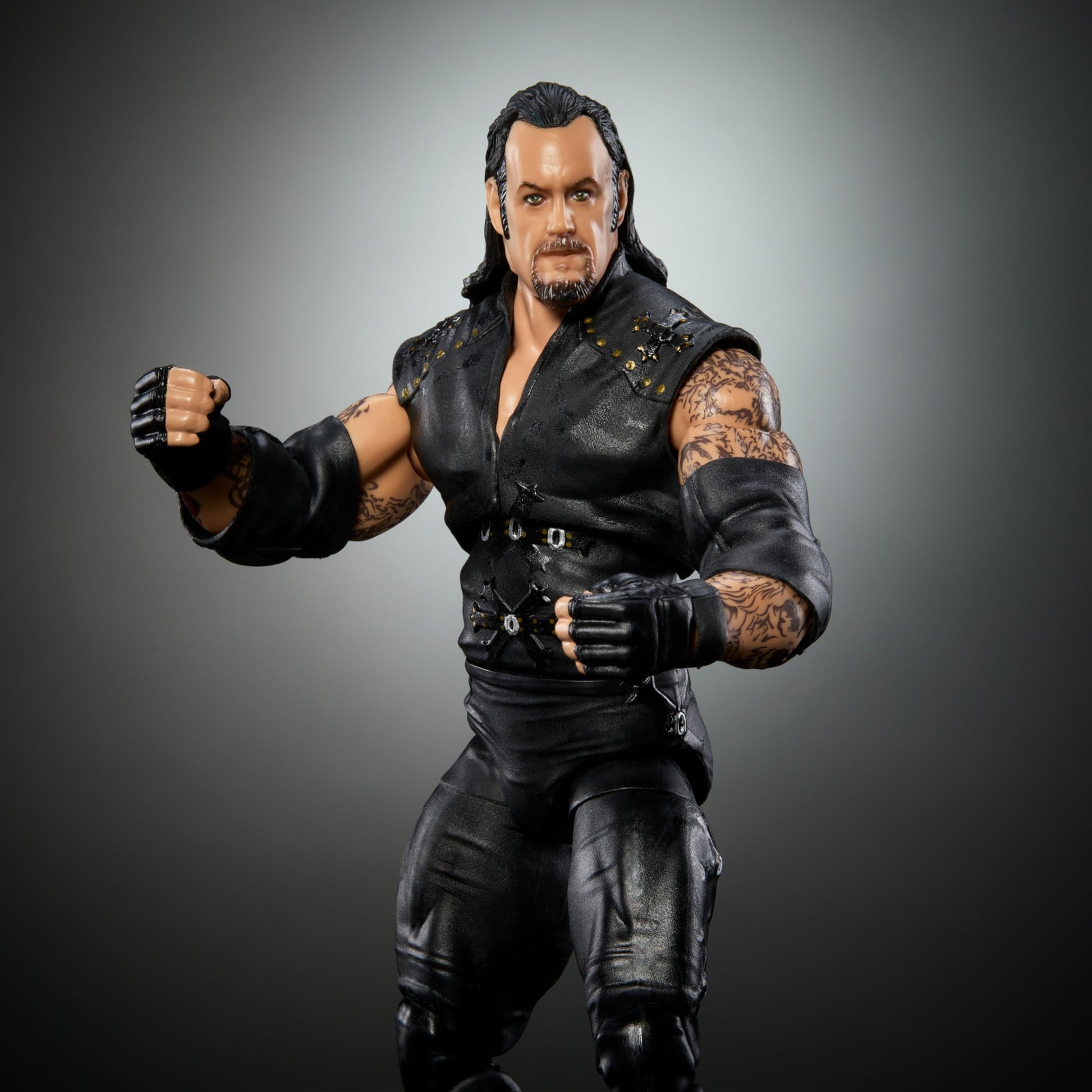 Mattel WWE Ultimate Edition Action Figure & Accessories Set, Undertaker 6-inch Collectible with 30 Articulation Points, Swappable Pieces & Entrance