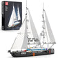 Mould King 10194 Boat Building Sets, MOC Ship Building Kits, Ocean Explorer Boat Model, Home Desk Decor, Collectible Building Toys for Adults/Teens