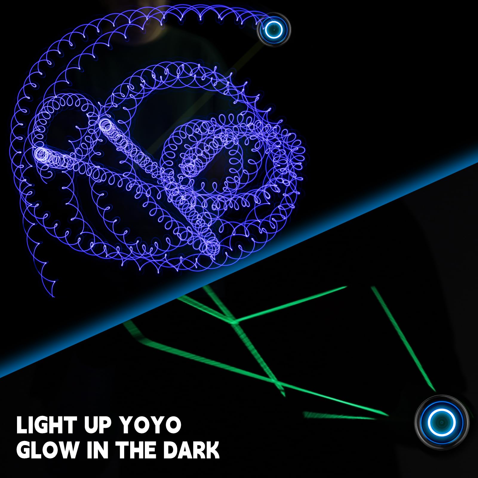 MAGICYOYO Y02 Aurora Professional Led Light Up Yoyo for Advanced Players