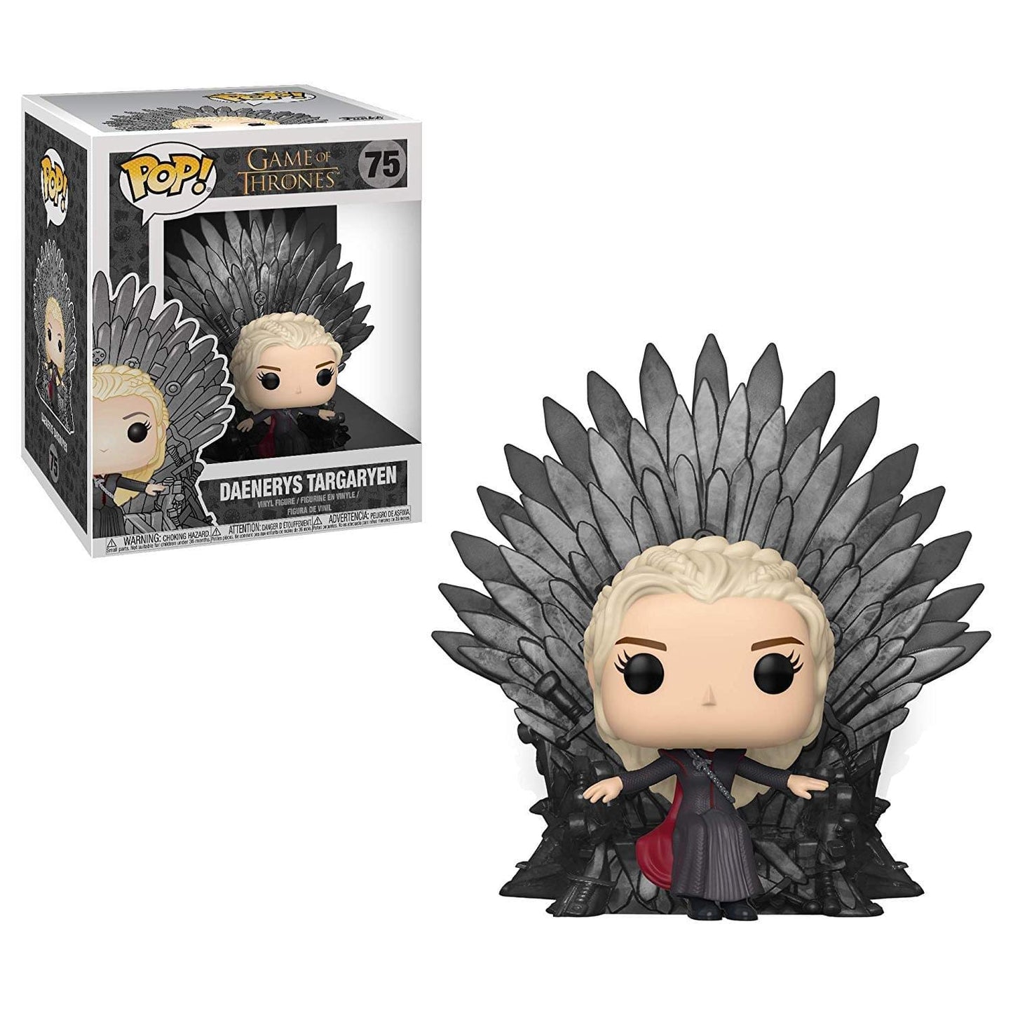 Funko Pop! Deluxe: Game of Thrones - Daenerys Sitting on Throne, Multicolor, Standard