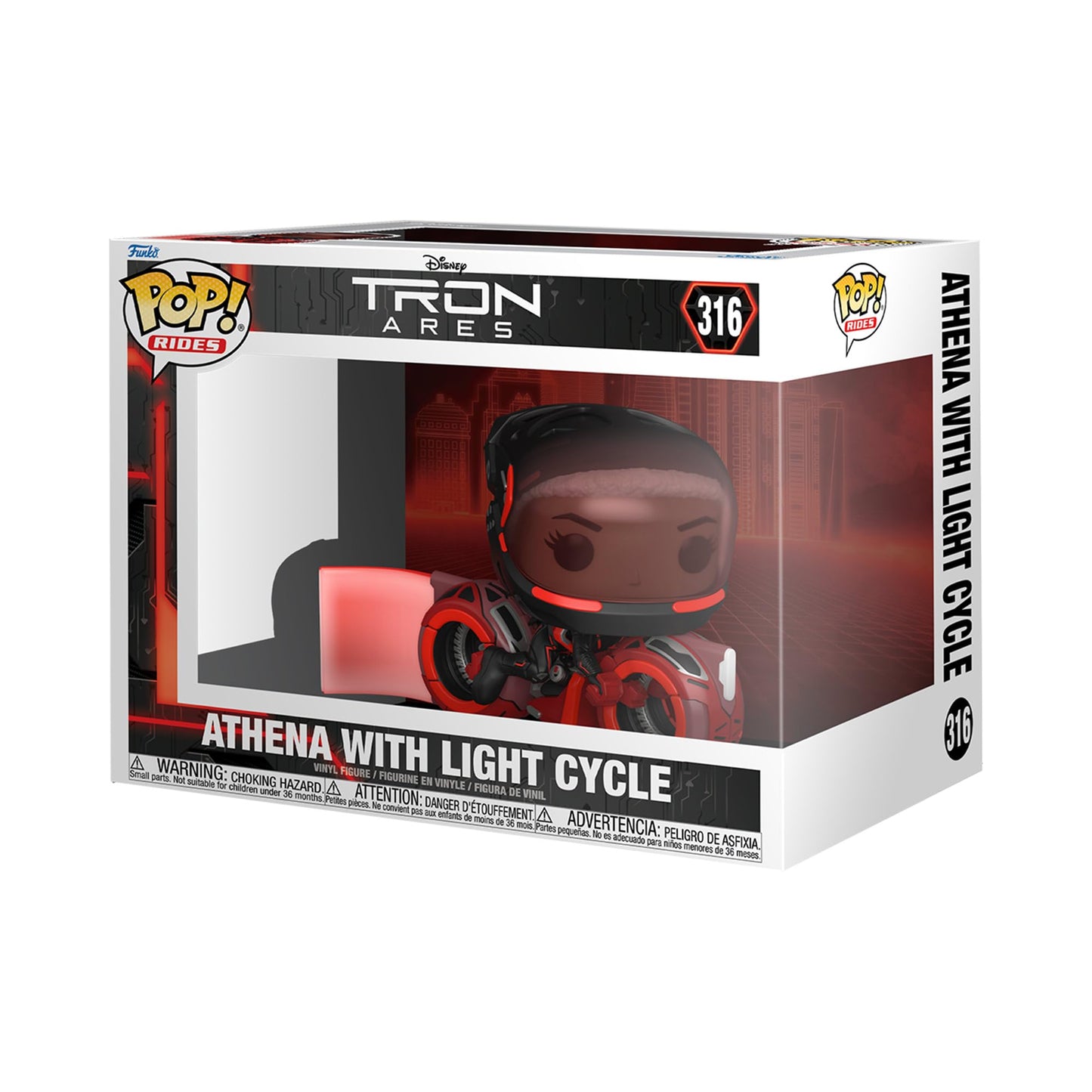 Funko Pop! Ride: Tron: Ares - Athena with Light Cycle - Collectable Vinyl Figure - Gift Idea - Official Merchandise - Toys for Kids & Adults - Movies
