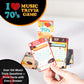 AQUARIUS Music Trivia Card Game - Pop, Rock, Hip-Hop & Alternative Quiz - Party Game for Adults & Teens, Gift for Music Lovers - I Love the 70s