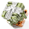 3D Puzzles, Brain Teaser Puzzles Toys Educational Learning Toys(Green)