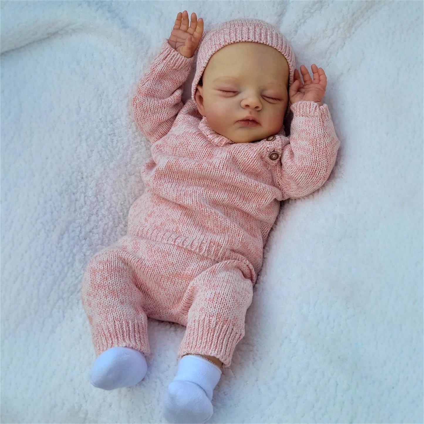 GYCV Lifelike Reborn Baby Dolls Twins Boy Girl 18 Inch Realistic Newborn Baby Dolls Twins that Look Real Reborn Baby Toy Set with Feeding Accessories