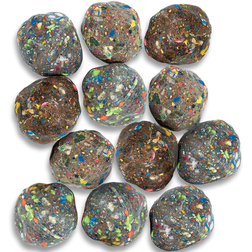 Fun Express Rock-Shape Bouncy Balls, 12 Pack