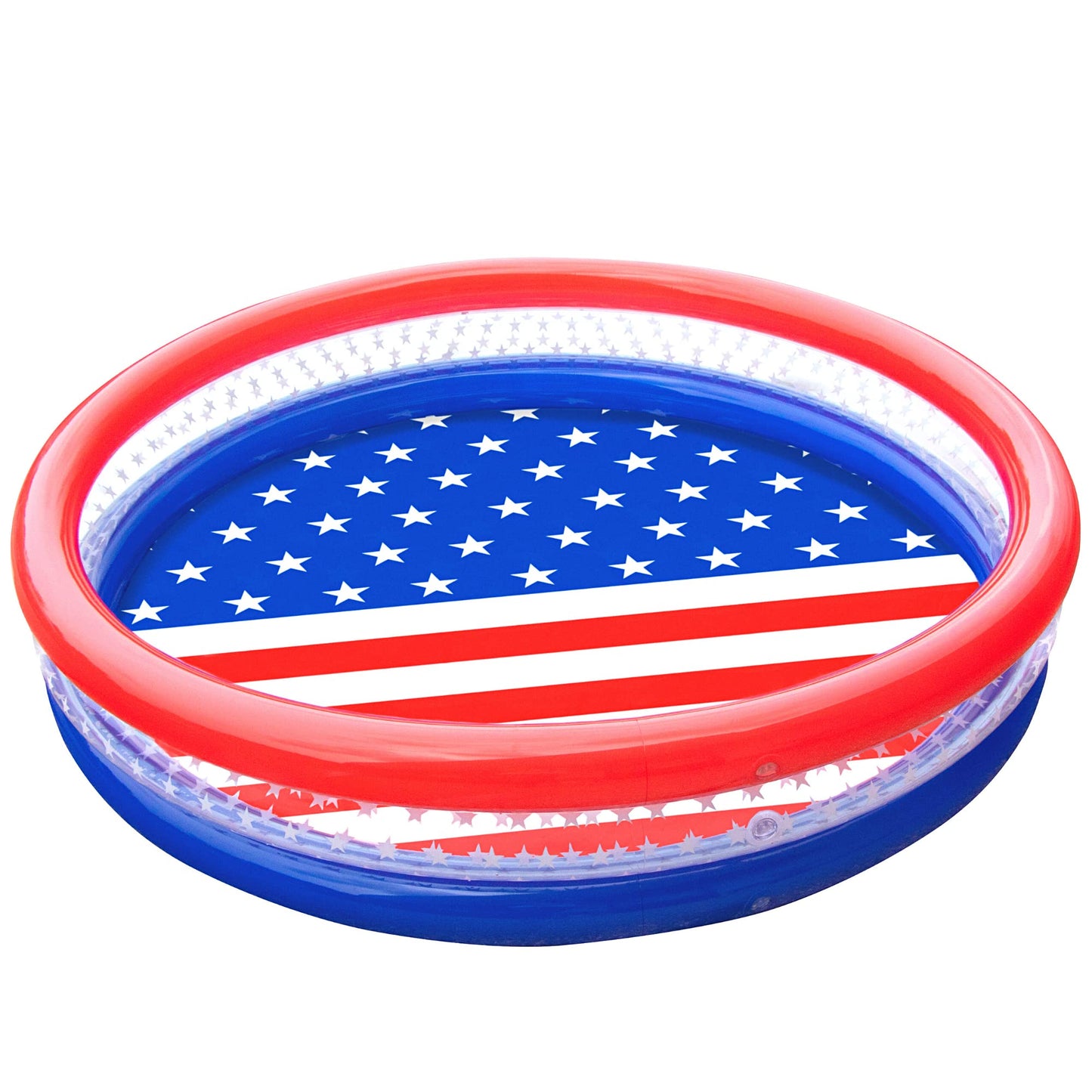 SWIMLINE | Backyard Water Toy | 60" | 3-Ring Kiddie Pool | Americana