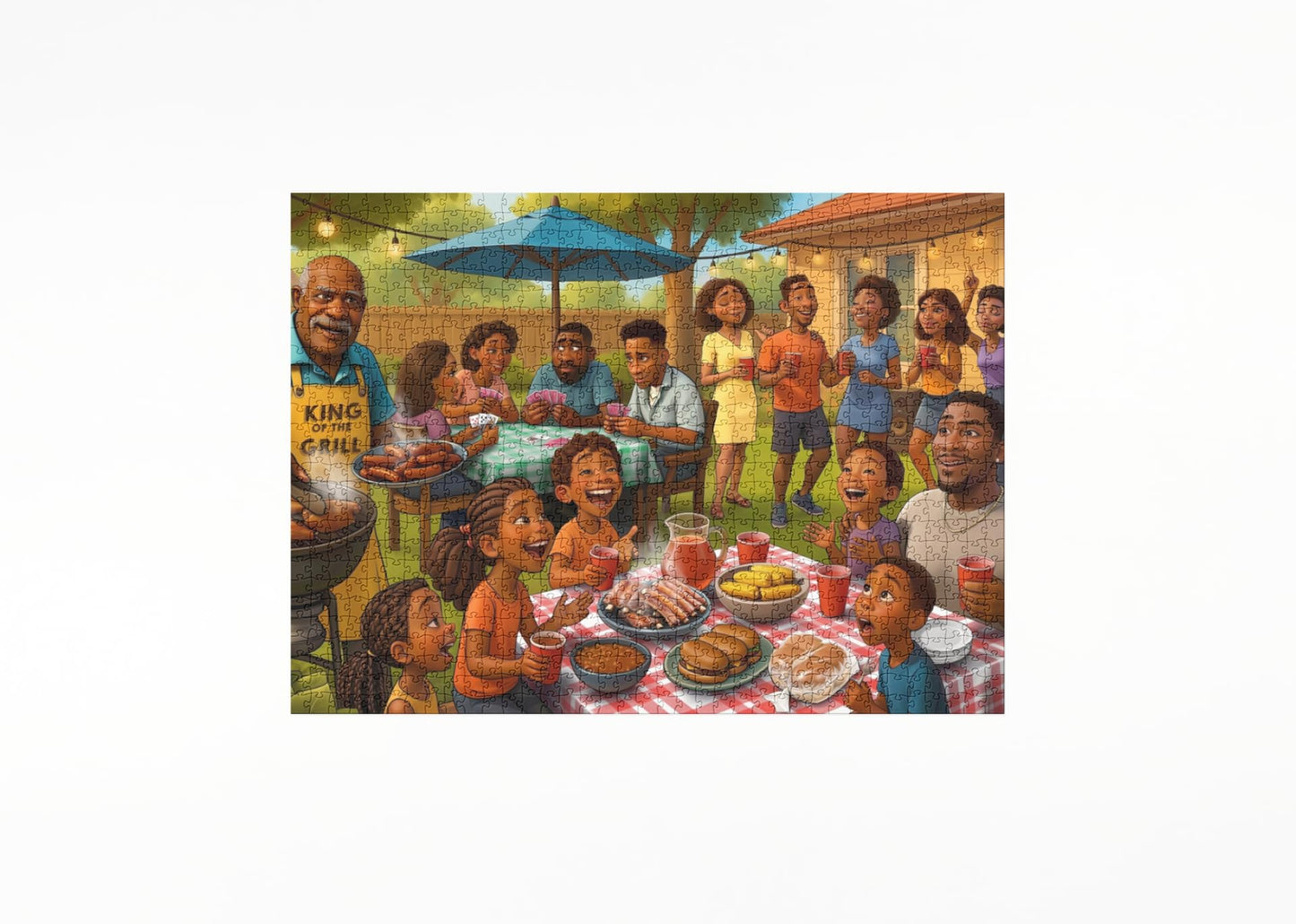 The Cookout - 1000-Piece Jigsaw Puzzle | A Cartleaux Family Ties Collection
