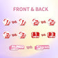 Auralvia 26pcs Acrylic Tracking Tokens Compatible with Gundam TCG: Premium HARO, Damage, AP & HP Markers for Tabletop Card Games (26)