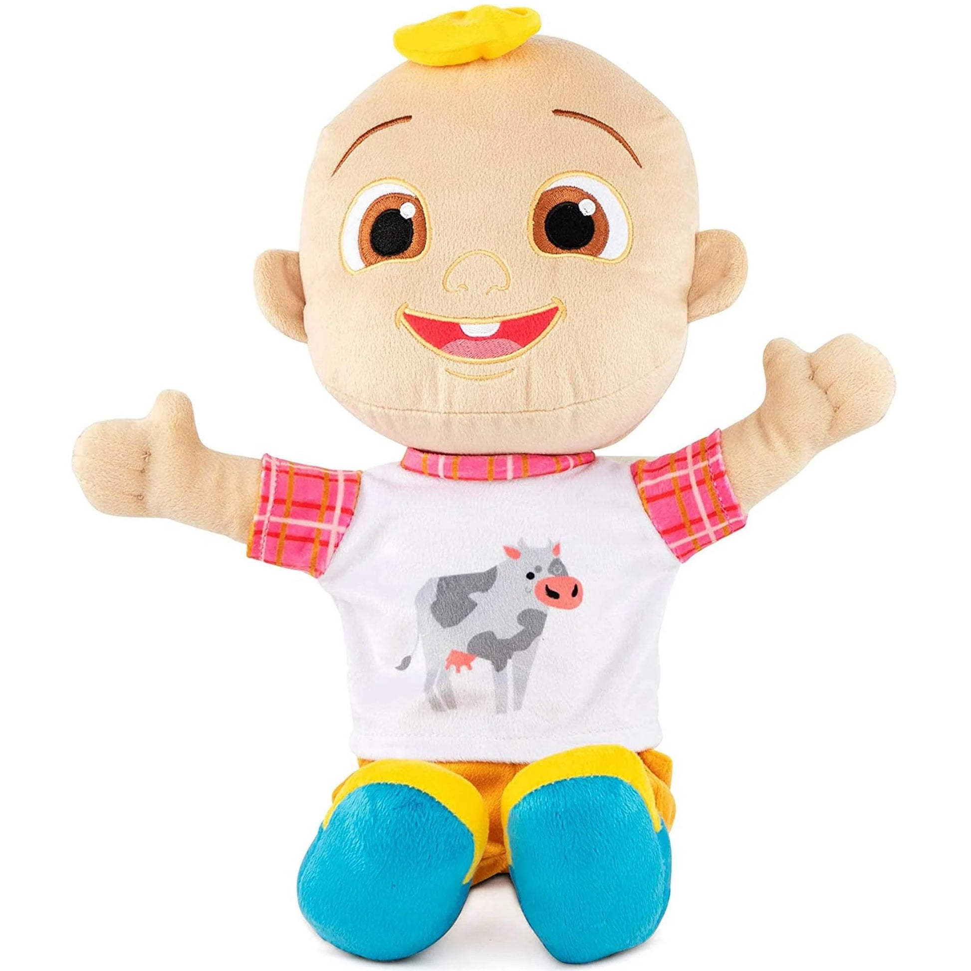 Jay Franco Cocomelon Soft Plush Pillow Buddy, Kids Bedroom Character Pillow, Polyester, Green