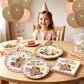 182pcs Capybara Birthday Party Decorations Plates Napkins Serve 20 Guests