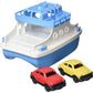 Green Toys Ferry Boat, Blue/White 4C - Pretend Play, Motor Skills, Kids Bath Toy Floating Vehicle. No BPA, phthalates, PVC. Dishwasher Safe, Recycled
