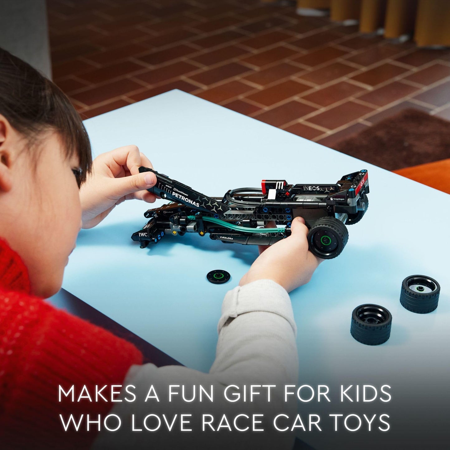 LEGO Technic Mercedes-AMG F1 W14 E Performance Pull-Back Car Toy, Vehicle Building Set for Boys and Girls, Mercedes Race Car Toy Model, Gift for Kids