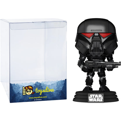 Dark Trooper: Fun ko P o p ! Vinyl Figurine Bundle with 1 Compatible 'ToysDiva' Graphic Protector (466-58289 - B)