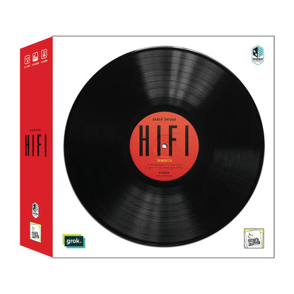 HiFi by Smirk & Dagger - Innovative Board Game with Rotating Action Selector - Mix Tracks and Complete Objectives - Visually Stunning Puzzle Game