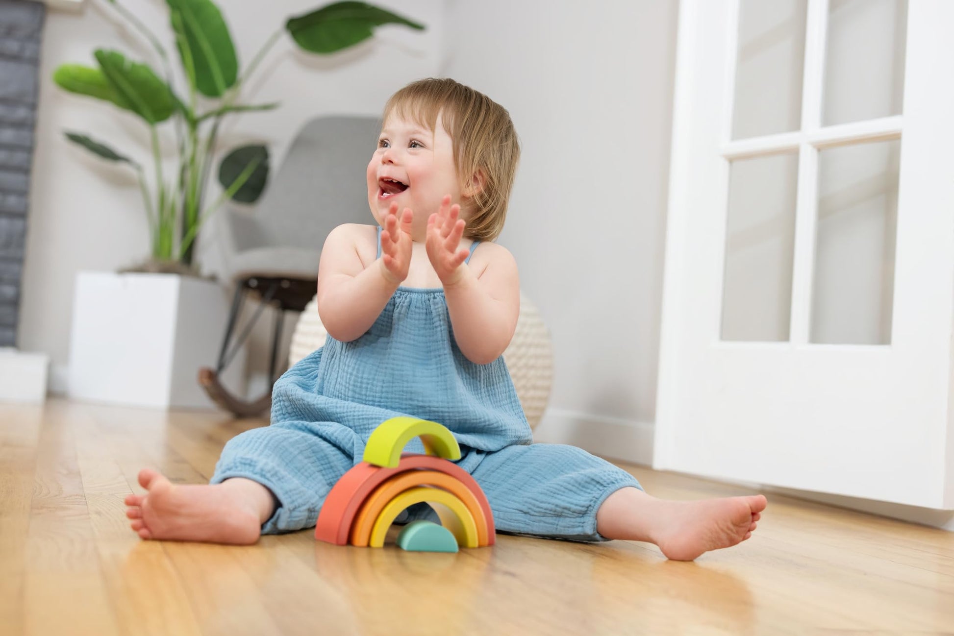 Lovevery, Rainbow Stacker, Montessori Baby, Perfect for Your Baby Starting at 20 Months+