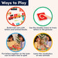 Battat Education - Wooden Alphabet Train Set ABC Letter Train Toy with 84 Pieces for Toddlers - Educational Color & Shape Recognition