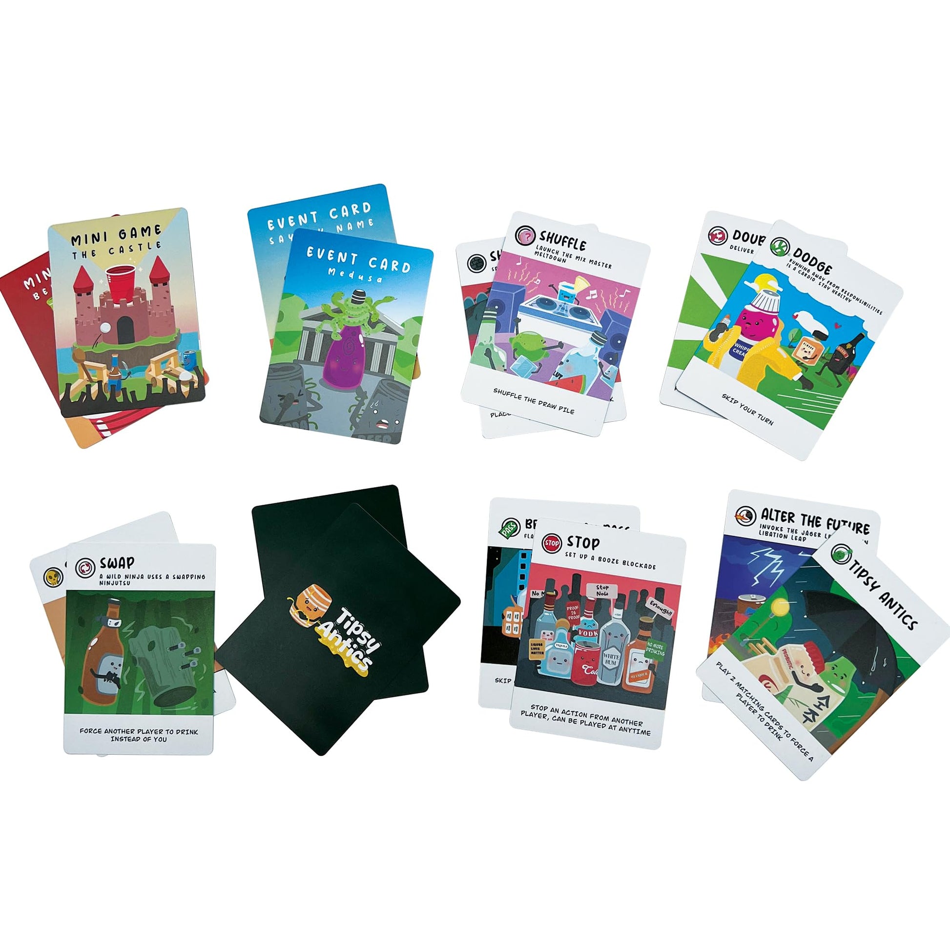 Tipsy Antics: The Drinking Card Game for Adults - Hilarious Party Game for House Parties, Pre-Games & Groups