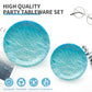 96PCS Sea wave water ripple Party Supplies Tableware Kit for 24 Guests