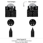 Big Dot of Happiness Nighttime City Skyline Party Centerpiece Kit - 15-Piece New York City Table Decorations Set, Premium Cardstock Design