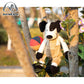 JamieCare 16" Dog Dolls Shaped Plush Stuffed Animal Toy in Overalls